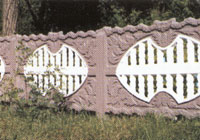 Moulds to produce the fences